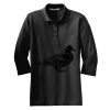 Ladies Silk Touch™ 3/4 Sleeve Polo Thumbnail